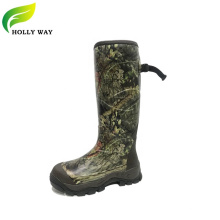 Army Winter Camo Neoprene Hunting Boots for Men with Rubber Outsole